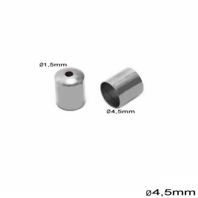Καπελάκι Τελείωμα 6mm Φ4.5 Silver_256101735-S